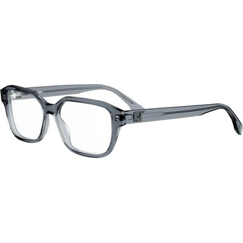 Fendi Squared Grey Rectangular Eyeglasses