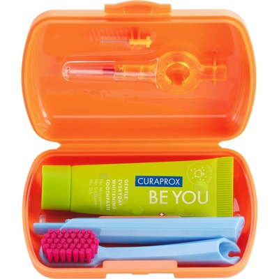 Curaprox Travel set stejnobarevný mix náhradních hlavic magenta 2 ks – Sleviste.cz
