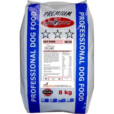 Bardog Prémiové krmivo pro kočky Cat Food 30/10 8 kg