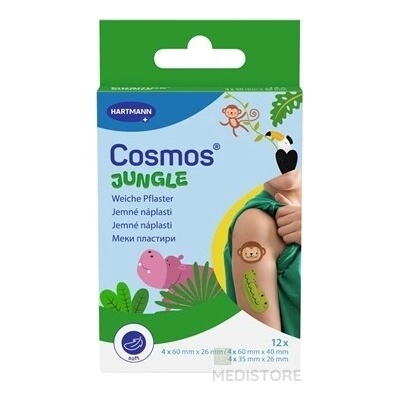 Allmed Medical Products Co., Ltd Cosmos Jungle náplasť v tvare zvieratiek 12 ks
