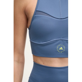adidas by Stella McCartney Спортен сутиен adidas by Stella McCartney TruePurpose в синьо с изчистен дизайн JJ0119 (JJ0119)