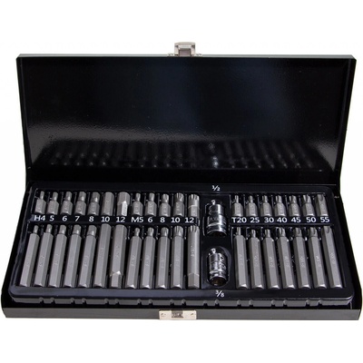 Sada bitov 10 mm, 40-dielna, 6HRAN,TORX, ,XZN v plechovej kazet