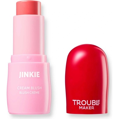 Trouble Maker Krémová lícenka Jinkie Cream Blush Swing Pink 6 g