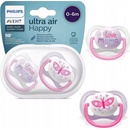 Avent Philips Ultra air text dievča 2 ks V001038