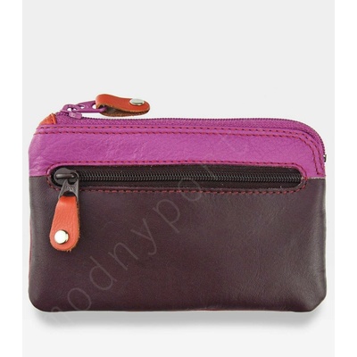 Kľúčenka Dámske Kožené Puzdro na Kľúče Visconti Plum Multi