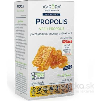 Avropa Propolis Forte bylinné kvapky 50 ml