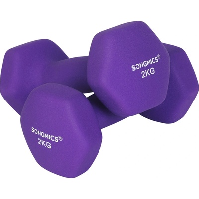 SONGMICS SYL64PL jednoručné činky 2 x 2 kg