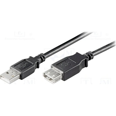 Goobay 68903 USB 2.0, USB A zásuvka, USB A vidlice, 1,8m, černý