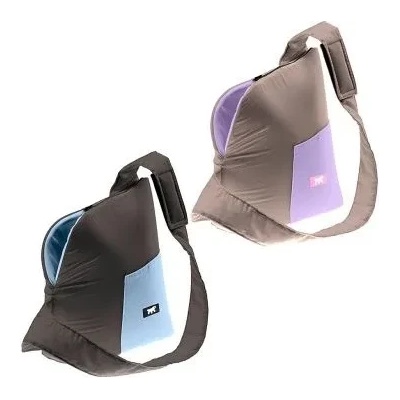 Ferplast Bijoux - Транспортна чанта с регулируема дръжка за кучета и котки, 32х 15х h34см. синя/лилава