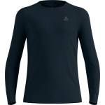 Odlo Мъжко мериносово термобельо Odlo Baselayer Top Crew Neck L/S Merino 200 Merino base layer - Dark Sapphire (015-1838-0411)