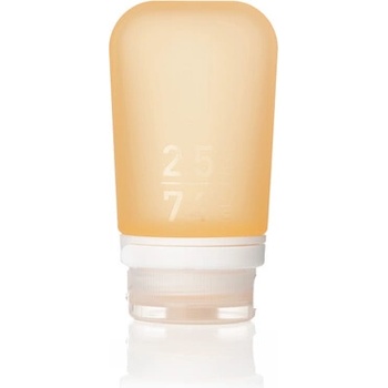 humangear GoToob+ Силиконова бутилка за пътуване / контейнер 74 ml оранжев (072712)