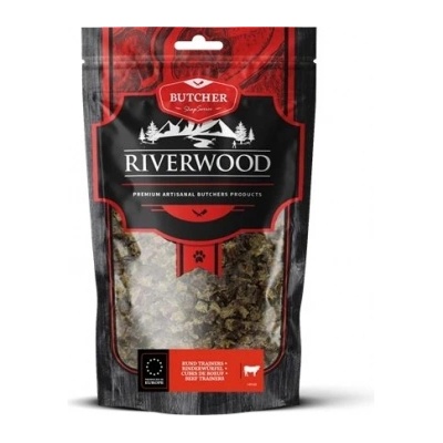 Riverwood - Сушени лакомства за кучета, вкусни хапки с говеждо месо, 150 гр