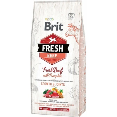 Brit Fresh Dog Puppy & Junior Large Breed hovězí 12 kg