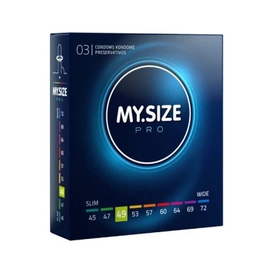 3 бр. Презервативи My Size Pro 49 мм