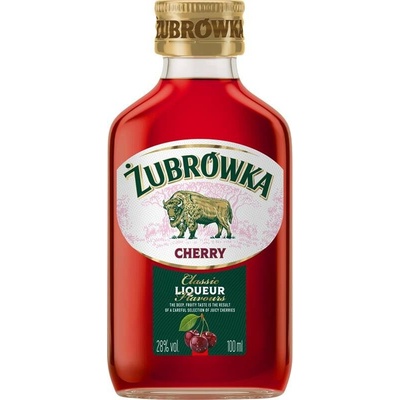 Zubrowka Cherry 28% 0,1 l (holá láhev)