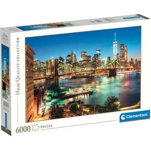 Clementoni Пъзел Clementoni от 6000 части - Светлините на Бруклинския мост (36534)