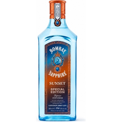 Bombay Sapphire Sunset 43% 0,7 l (holá láhev)