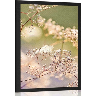 Plakát zátiší z květin - 40x60 white