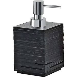 SAPHO Gedy Quadrotto - Стоящ дозатор за сапун, черен QU8114 (QU8114)
