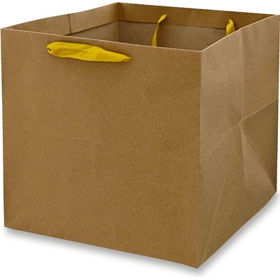 Dárková papírová taška - velikost XL, brown kraft