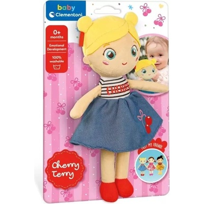 Clementoni Baby Clementoni: плюшено бебе Цветно листенце - руса коса (17601)