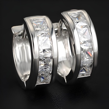 HARAHU Обеци sa-1896 - Сребърен kp1896 (sa-1896)