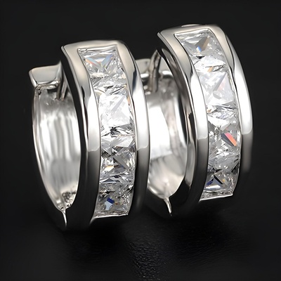 HARAHU Обеци sa-1896 - Сребърен kp1896 (sa-1896)