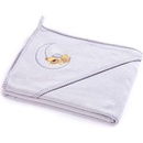 SENSILLO Dětská osuška Ovečka 80x80 cm šedá