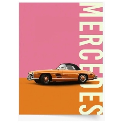 Plagát Autá: Mercedes Benz 70x100 - 96371