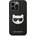 KARL LAGERFELD Гръб Karl Lagerfeld PU Saffiano Choupette Head Case за iPhone 14 Pro Max - Черен