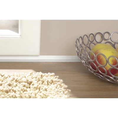 Küberit Stěnový ukončovací profil Stříbro F4 20x15mm