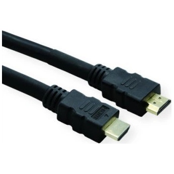 Roline Високоскоростен HDMI кабел с Ethernet, Roline, Tata-Tata, 25m, 4K, черен