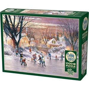 Cobble Hill Пъзел Cobble Hill от 1000 части - Хокей в родния град (40304)
