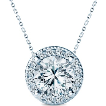 SAVICKI Колие This is Love: бяло злато, лабораторни диаманти