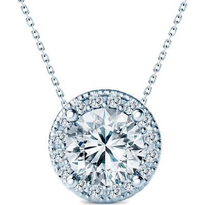 SAVICKI Колие This is Love: бяло злато, лабораторни диаманти