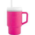 Infantino Силиконова чаша със сламка Infantino, 270 ml, Розова (IN308040)