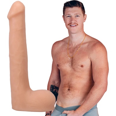 Doc Johnson Oliver Flynn Realistic ULTRASKYN Dildo 10" 25 cm Vanilla