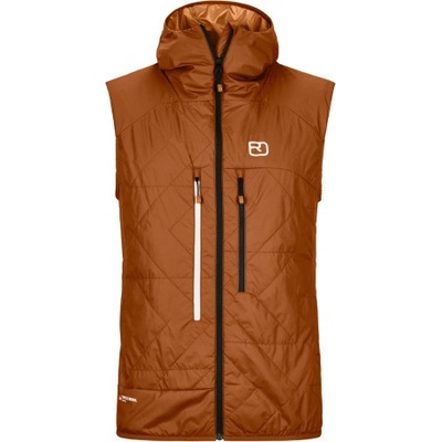 Ortovox Swisswool Piz Boe Vest hnedá