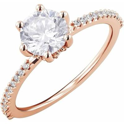 Eppi Zdobený zásnubný prsteň s lab grown diamantmi Annice RE46439