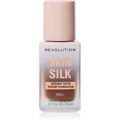 Revolution Skin Silk Serum Foundation лек фон дьо тен с озаряващ ефект цвят F15 23ml