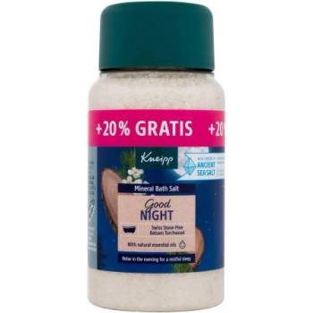 Kneipp Good Night Mineral Bath Salt успокояващи соли за вана с аромат на бор и сандалово дърво 600 g унисекс