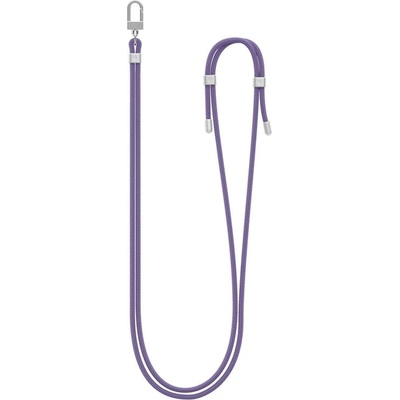 Snúrka na krk Spigen univerzálny crossbody popruh 2 1 ks, tmavofialový
