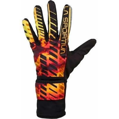 La Sportiva Winter Running Gloves Evo M Black/Yellow S Ръкавици за бягане