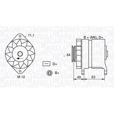 generátor MAGNETI MARELLI MAN286