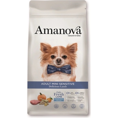 Amanova Dog Adult Mini Sensitive Lamb & Pumpkin Grain Free 0,8 kg