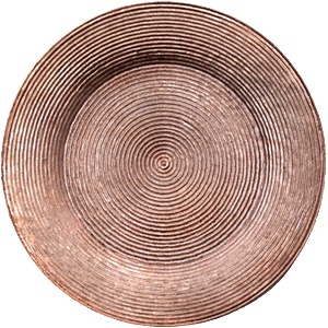 Horecano HORECANO-Подложна чиния с брокатен ефект ф33cm РОЗОВО ЗЛАТО (HC-93946) 194602-3 (0193946)
