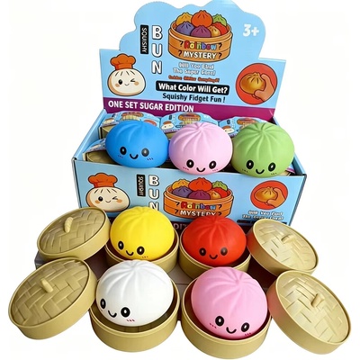 Squishy Dumpling PASTELOVÝ velký mačkací knedlíček 9 cm – Hledejceny.cz