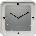 NeXtime Стенен часовник Square Wall бял (3518WI)