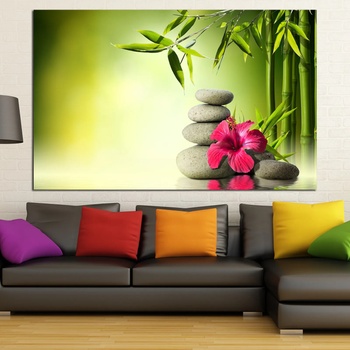 Vivid Home Декоративни панели Vivid Home от 1 част, Пролет, PVC, 100x65 см, №0848
