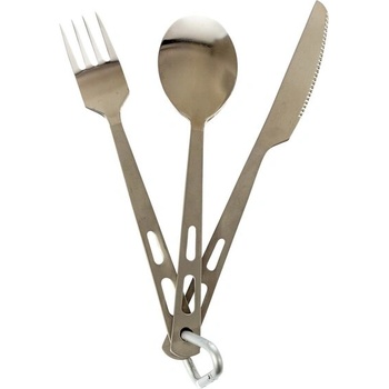 CAO Комплект прибори cao нож, вилица и лъжица с карабинер